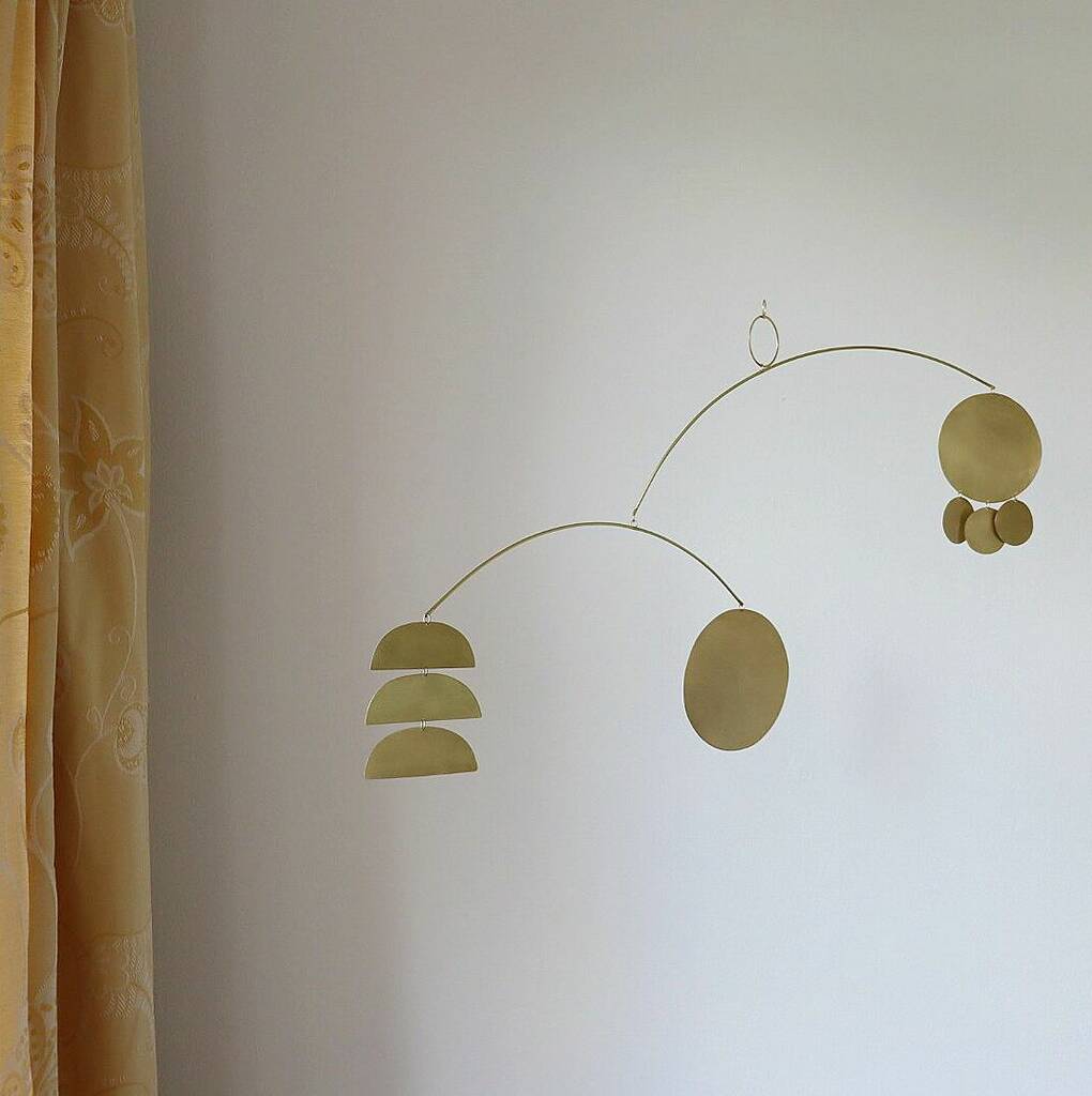 Brass Sundrops Hanging Mobile, 1 of 5