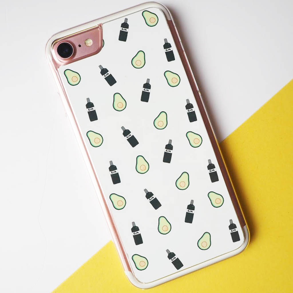 Avocado And Gin iPhone Case By Sweetlove Press