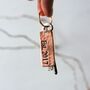 7th Anniversary Solid Copper Keyring, thumbnail 3 of 11