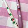 Hand Painted Strawberry Tapered Candles, thumbnail 4 of 4