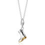 Wellington Boot Charm Necklace, Sterling Silver Or 18ct Gold Plated, thumbnail 8 of 11