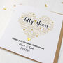 Personalised 50th Wedding Anniversary Card, thumbnail 1 of 3