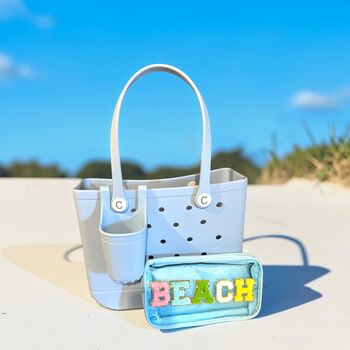 ‘Must Have’ Summer Beach Bag, Personalised Name Initial Included, 7 of 12