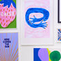 Here Comes The Sun Beatles Print Lilac, thumbnail 6 of 10