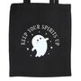 Keep Your Spirits Up Ghost Polycotton Tote Bag, thumbnail 2 of 2
