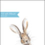Curious Hare Illustration Print, thumbnail 2 of 5