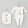 Personalised Me And Daddy Baby Set, thumbnail 1 of 2