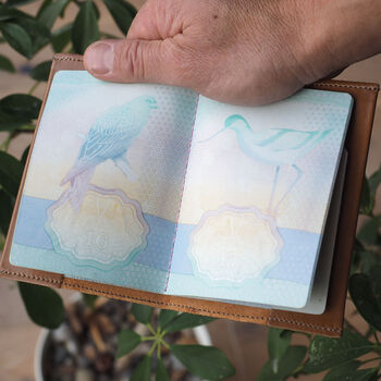 Road Bike Leather Passport Case, 3 of 7