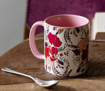 Summer Watercolour Flowers Ceramic Coffee And Tea Mug, 2 of 5