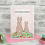 'Bunnies' Personalised First Mother's Day Card, thumbnail 1 of 6