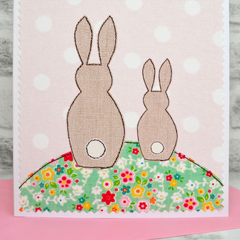 'Bunnies' Personalised First Mother's Day Card, 4 of 6
