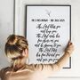 Personalised Wedding Blessing Print – Numbers Six:24–26, thumbnail 4 of 5
