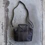 Leather Handbag Black Crossbody, thumbnail 11 of 12