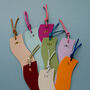 Colourful Leather Bookmark, thumbnail 2 of 8