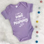 I Can't Wait To Meet You Mummy Babygrow, thumbnail 2 of 8