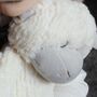 Baby Snuggly Sheep Plush Soft Toy, Baby Safe, thumbnail 4 of 6