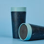 Circular And Co Coffee Cup Made From Fabric 8oz Stonewash Blue, thumbnail 7 of 8