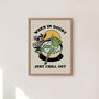 'When In Doubt' Positive Quote Frog Print, thumbnail 2 of 8