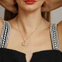 Engraved 'Adventure Awaits' World Map Necklace, thumbnail 1 of 12