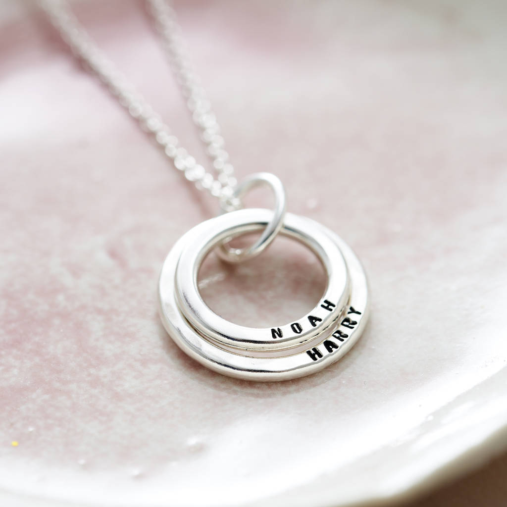 Personalised Baby Names Necklace By 