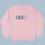 Birth Year Circle Sweatshirt, thumbnail 3 of 6