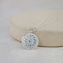 Sterling Silver Small Mandala Pendant, thumbnail 2 of 3