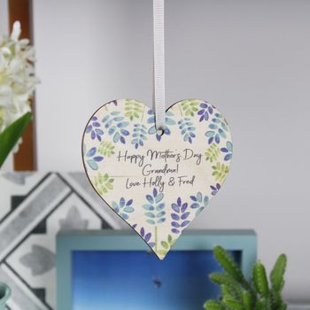 Floral Heart Decoration For Grandma Letterbox Gift, 6 of 7