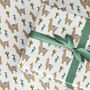 Llama Gift Wrapping Paper Roll Or Folded, thumbnail 1 of 3