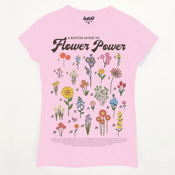 Flower Power Women's Flower Guide T Shirt, 5 of 5