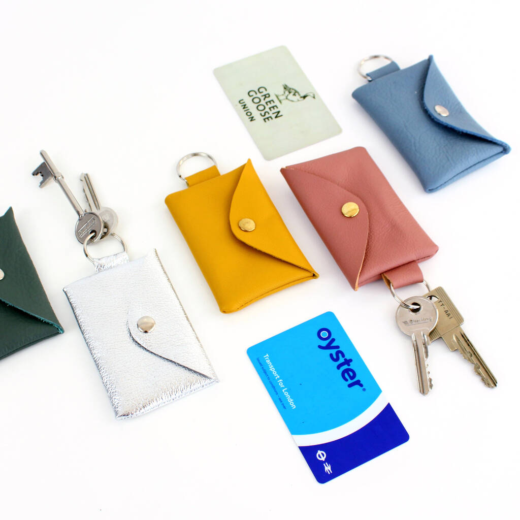 Image of Leather Coin Bag Keyring