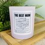 Personalised Mothers Day Best Mum Candle, thumbnail 3 of 12