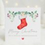Personalised Red Christmas Stockings *Up To Six Stockings, thumbnail 2 of 6