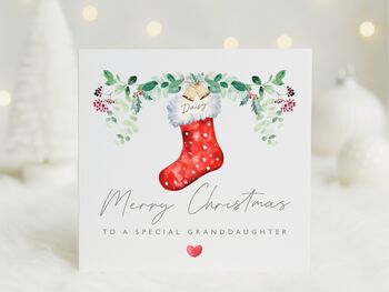 Personalised Red Christmas Stockings *Up To Six Stockings, 2 of 6