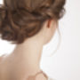 Bridal Back Drape Necklace In Rose Gold, thumbnail 4 of 4