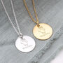 Your Child's Drawing Personalised Disc Necklace, thumbnail 2 of 8