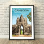 Angkor Wat, South Gate, Angkor Thom, Cambodia Print, thumbnail 1 of 5