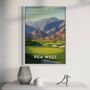 Pga West Golf Course Poster – Golf Wall Art Print | Gift For Golfers, Dad, Husband, Golf Gift For Him, thumbnail 1 of 2
