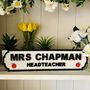 Personalised Teacher Name Wooden Double Roadsign, thumbnail 6 of 12