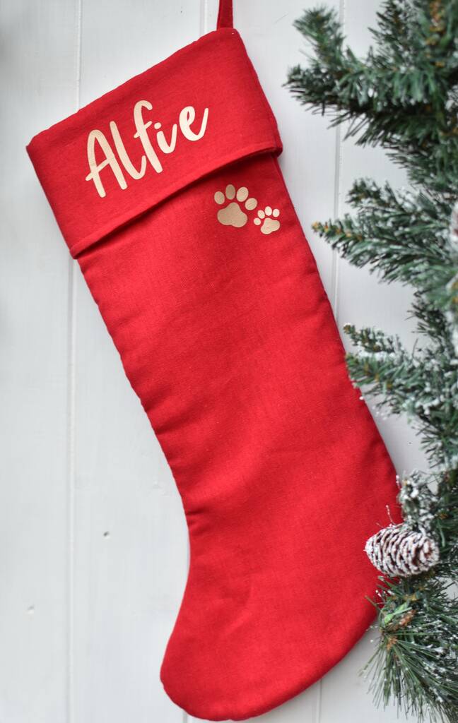 Personalised Luxury Christmas Dog Stocking, 1 of 3