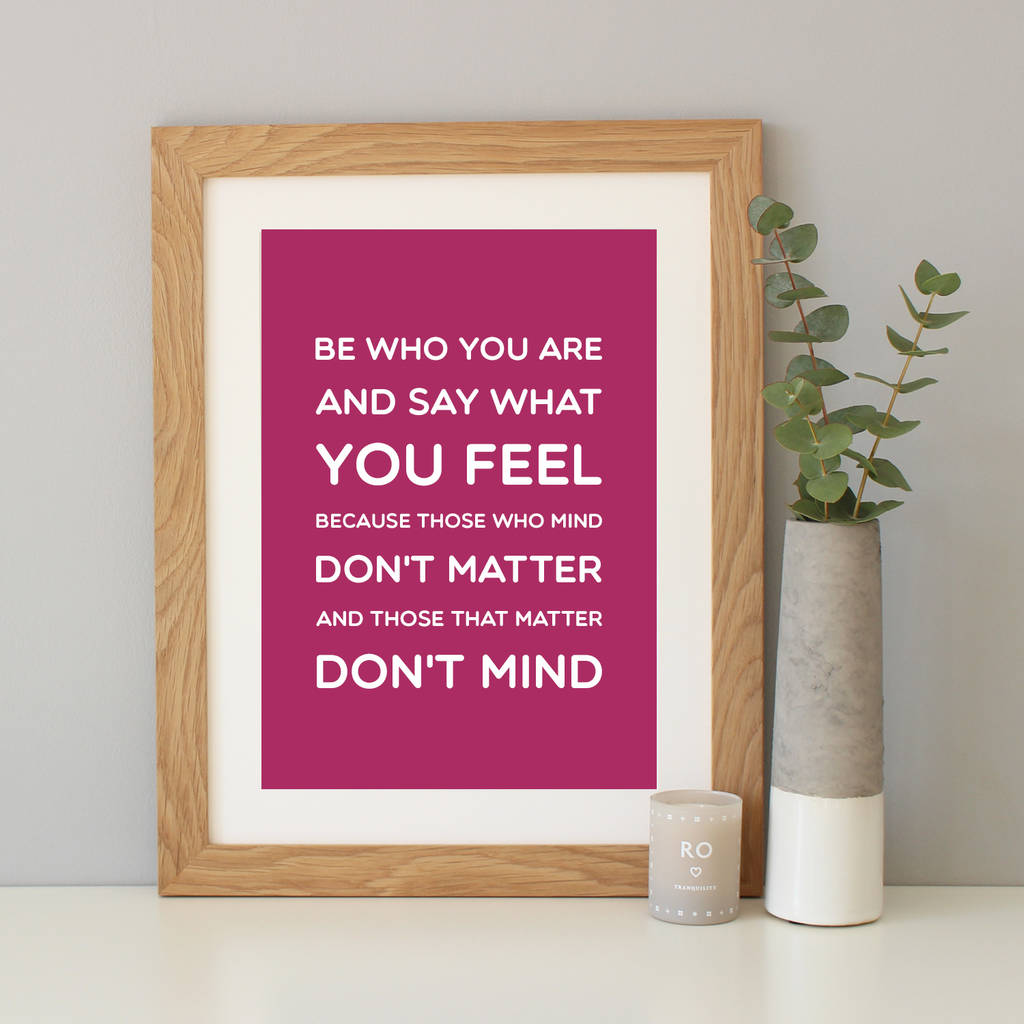 dr seuss 'be who you are' quote print by hope and love ...