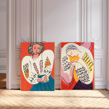 Set Of Two Matisse Portrait Art Prints, 2 of 4