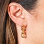 Stainless Steel Paperclip Drop Earrings, thumbnail 4 of 7