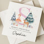 Daughter Christmas Initial Card, thumbnail 1 of 7