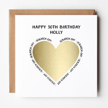 Simple Scratch Off Surprise Card, 2 of 6