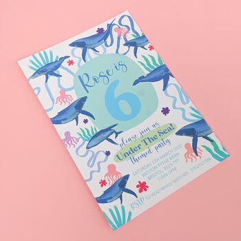 Under The Sea Party Theme Invitations, 6 of 7