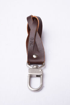 Braided Leather Keyring, 4 of 8