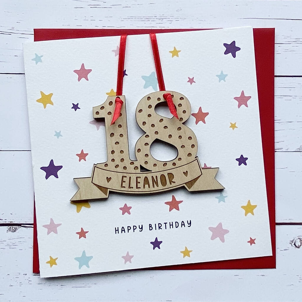 Personalised Age Birthday Card