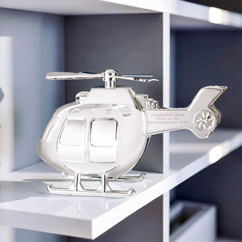 Christmas Helicopter Money Box – Personalised Gift, 3 of 4