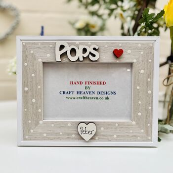 Personalised Pops Photo Frame Father's Day Gift, 9 of 9