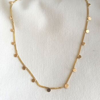 Scattered Stars 9ct Gold Necklace, 2 of 5